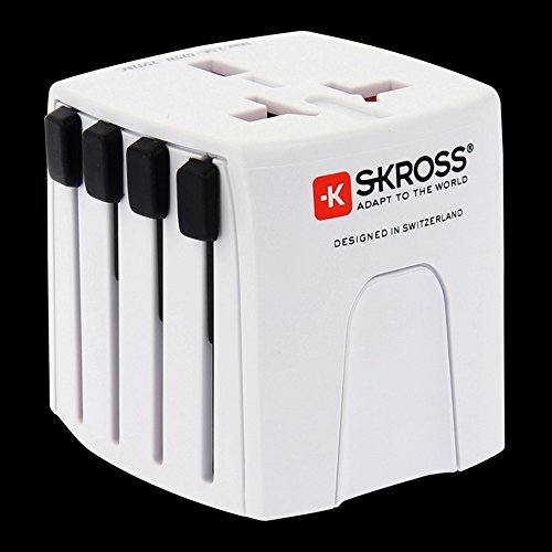 SKROSS Reiseadapter MUV Micro Steckdoseneingang für: Euro, USA/Japan, Australien/China, UK - 16