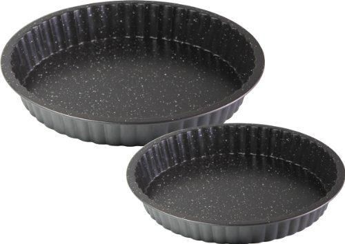 STONELINE Obstkuchen- und Quicheformen-Set, 2-teilig, 23 und 28 cm, antihaft