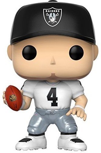 Funko- Figurine Pop Vinyl NFL Derek Carr (Raiders Away), 20156