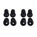 Produktbild Zhuhaixmy 4 Paar Schwarz Ohrhörer Ohrstöpsel Tipps für Samsung Gear Circle R130 Bluetooth Ohrhörer, Ersatz Silicone Earplugs Ear Tips Gels