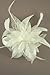 Produktbild QUALITÄT ELFENBEIN/CREME FEDER HAAR FASCINATOR FÜR HOCHZEITEN RENNEN FESTE & PARTEIEN