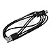 Produktbild Style Icon USB 2.0 A to Micro B Data Sync Charge (1 Meter = 3FT Black) Cable Lead For Samsung Galaxy S2 S3 S4 S5 HTC Blackbery LG Sony Various Tablets and Phone with micro usb Slot. By G4GADGET®