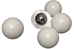 Riot Balls 100pcs x 0.43 Cal 2g PVC/Steel Paintball Self Defence Less Deadly Practice White