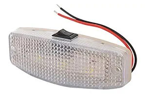 Super 2801 LED Cabin Light with Switch (12V), White