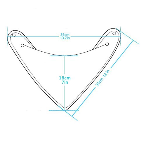 4er Pack Unisex Baby Kleinkind Bandana Sabbern Lätzchen mit Druckknöpfen 100% weiche Organische Baumwolle einzigartige Dusche Geschenk-Set Super Saugfähig für zahnende Füttern Fashion verstellbar - 7