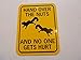 Produktbild Dozili Schild Hand Over The Nuts and No One gets Hurt aus Aluminium, 30,5 x 45,7 cm