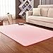Produktbild POLLYEDEN Weiche Feste Innenbereich Teppiche Fluffy Rechteckige Wohnzimmer Teppiche Kinder Schlafzimmer Wohnkultur Läufer Kindergarten Teppiche Rosa 2 'X 6'