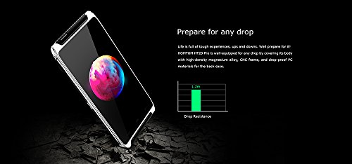 HOMTOM HT20 Pro - aggiornato IP68 impermeabile a prova di polvere smartphone 4.7 pollici Android 6.0 4G octa core 3GB di RAM 32GB ROM impronta digitale Camera 16MP - verde