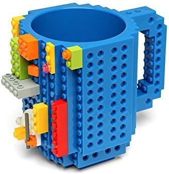 Self Build DIY Personalised Build Brick Coffee Mug (Blue)