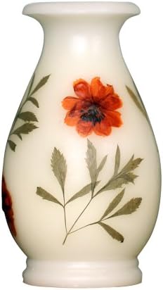 Vase-Shaped Flameless Real Wax LED Candle with Timer