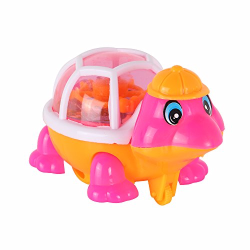 Meiqils 1pcs Tortue Jouet, Courir et Briller,Cadeaux de Noël?Aléatoire?