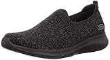  Skechers Ultra Flex-Harmonious, Zapatillas sin Cordones para Mujer, Negro (Black BBK), 37.5 EU