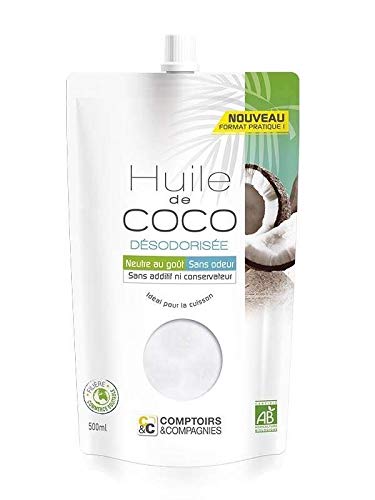Aceite de Coco désodorisée Bio 500 g Comptoirs
