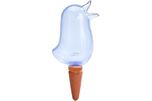 Teksome riego Plantas – Regadera Plantas Interior en Forma pájaro, Dispositivos Agua riego por Goteo automático Transparente para Plantas Interior Flores en Maceta