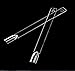 Velishy(TM) 50Pcs Nail Art Design Tool False Tips Practice Display Fan Board