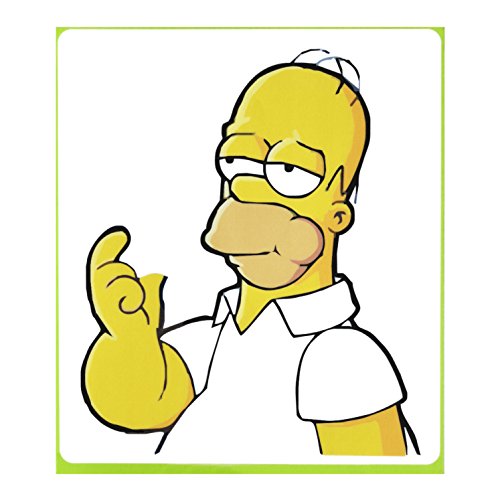 Incutex MacBook 13″ 15″ Air – Pro – Retina, Aufkleber „Simpson“, Sticker, Cover, selbstklebendes Vinyl Material farbig Farbe, Abziehbild, Skin, MacBook Decal - 2