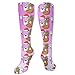 Produktbild Bgejkos Knee High Socks Santa with Gift Window with Blinds Knee High Stockings Socks Sports Athletic Socks Tube Socks Funny Personalized Gift Socks for Women Teens Girls