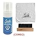 Produktbild Clean My Sole Premium All-in-One Foam Shoe Cleaning Kit - Shoe Brush, 5oz Foam Solution, Microfiber Cloth| No Water Needed Shoes,Sneakers, Clothes and Hats Cleaner|Great for Leather, Suede, Canvas.