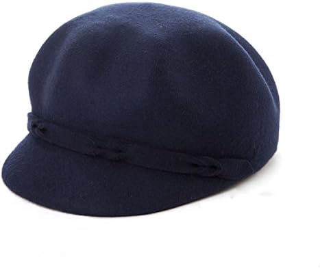 Hat Female Winter Tide Berets Fisherman Hat Painter Hat Cap Octagonal Hat,Navy-OneSize