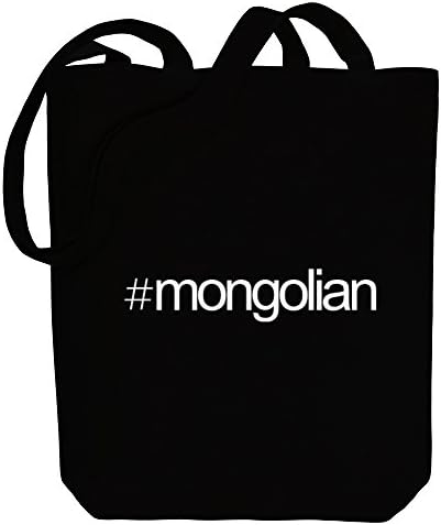 Idakoos Hashtag Mongolian - Languages - Canvas Tote Bag