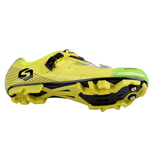 Herren/Mann Professionelle MTB Mountainbike Fahrrad schuhe Radsportschuhe (Wählen Sie eine Größe mehr als üblich) - 4