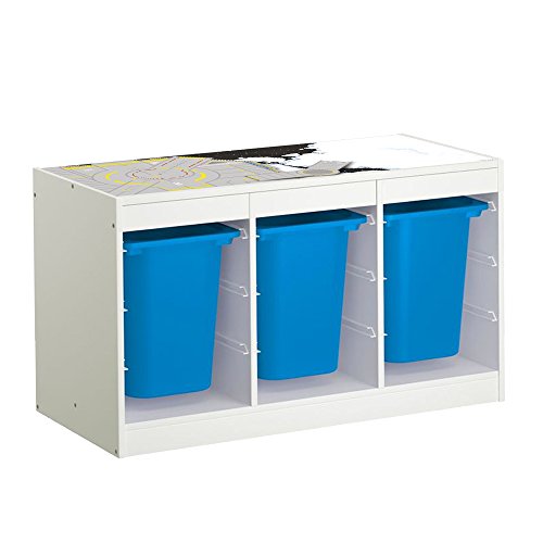 Preisvergleich Produktbild Möbelaufkleber Weltraum - passend für Lego Star Wars - IKEA TROFAST Regal nicht inklusive