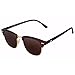 Silver Kartz Clubmaster Unisex Sunglasses (Wy031_40_Brown) RS.345.00