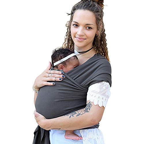 Baby&Care - Fascia portabebè 95% cotone, 5% elastan, per neonati prematuri e neonati, con borsa per il trasporto, colori assortiti