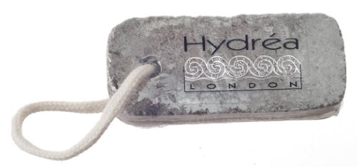 Hydrea LondonShaped Flat Pumice Stone with Rope – Natural Foot Exfoliator for Removing Hard Skin & Calluses – Ergonomic Design for Smooth, Soft Feet