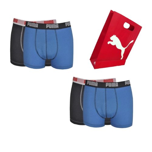 Preisvergleich Produktbild Puma Men Boxershort Basic Boxer NOS in Geschenktüte 4er Pack