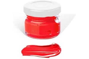 ARTLINE EPOXY RESIN Pasta de pigmento para resina epoxi, opaca, color concentrado, intenso y brillante, para todo tipo de resinas epoxi, bricolaje, joyas, coasters, pano, tablas de resin (Rojo-naranja)