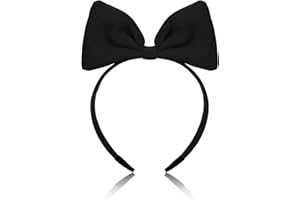 WLLHYF Opaska na głowę z kokardą, nakrycie głowy dla kobiet i dziewcząt, walentynki, czerwona kokarda, opaski do włosów, obręcz do włosów