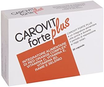 carovit Strong plus – Dietary Supplement to Base of Red Orange Complex, 30 CPS