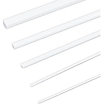 Tubi Quadrati In Plastica ABS - 40 Pezzi, 4 Dimensioni (3/4/5/6 Mm), Per Modellismo - Foto 8