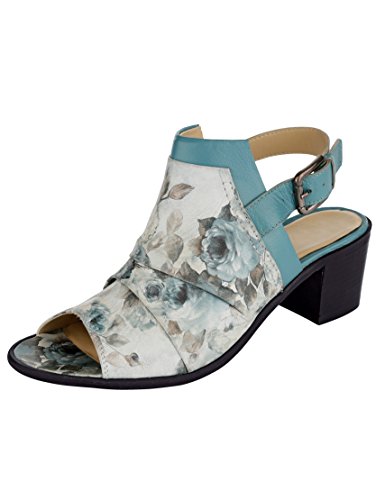 Damen Sandalette in floralem Dessin by Liva Loop