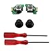 Produktbild perfk Reparatur Kit für Wii U Spielecontroller Joystick Thumbsticks Kappen mit 3D Analog Sensor Joystick und Schraubendreher