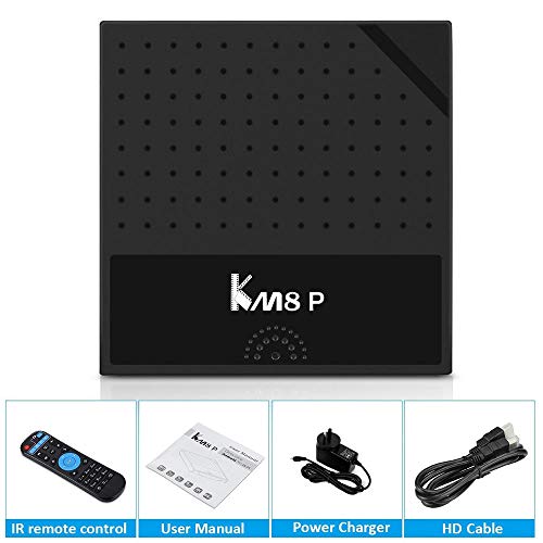 Mecool KM8P Amlogic S912 Octa Core 2GB/16GB Android 7.1 TV Box, Smart TV Box Supports JIO TV & HotStar Apps, UHD 4K 1080P Bluetooth TX3 Mini X96 Mini MXQ Pro