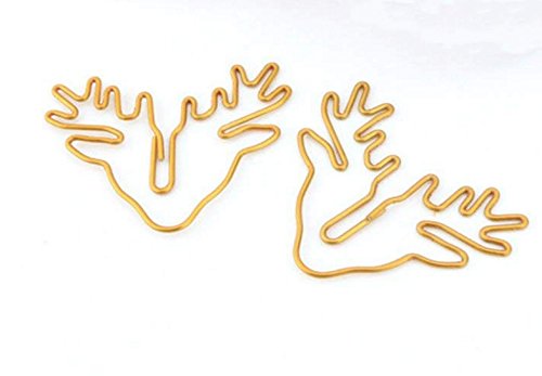 HeyBro Papierklammern, Tier-Motiv, aus Metall, für Büro oder Schule