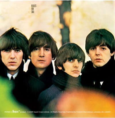 PS7022 The Beatles For Sale small vinyl sticker
