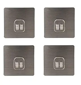 XENOTY Magic Adhesive Sticker for Bathroom Self Corner Shelves Pack of 4 Pcs (Only Stickers)