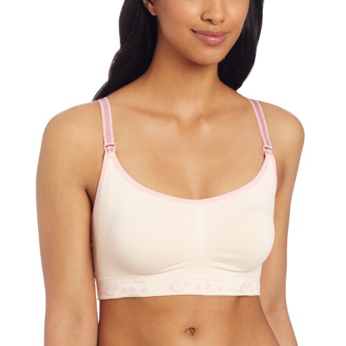 Cake Lingerie Women's Cotton Candy Seamless Nursing Bra, Pink, Medium