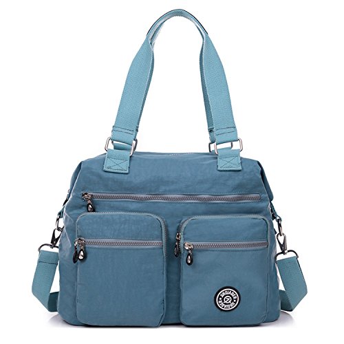 Outreo Women Handbag Travel Messenger Bag Waterproof Shoulder Bag for Sport Girls Satchel Cross Body Side Pack Nylon
