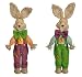 Produktbild Bambelaa! Osterhasen Deko Ostern Groß Stroh Osterdeko Hasen Pärchen Dekoration | ca. 100 cm 1 Paar = 2 Stück