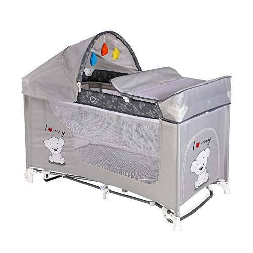 Preisvergleich Produktbild Lorelli 10080421833 Kinderbett, zusammenklappbar, Moonlight