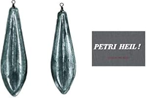 STMK 2 Stück Meeresblei Brandungsblei 100, 120 oder 140 Gramm von Jenzi + gratis Petri Heil! Aufkleber