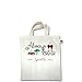 Produktbild Statement Shirts - Always & Forever You & Me - Unisize - Natural - XT500 - Fairtrade Henkeltasche / Jutebeutel mit kurzen Henkeln aus Bio-Baumwolle