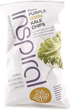 Inspiral Visionary Products | Raw Kale Chips - Purple Corn | 1 x 60g