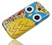 Produktbild Samsung Galaxy S4 i9500 i9505 Hard Cover Case Hülle Eule Rosen Blau Gelb