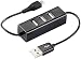 Produktbild PEARL Micro USB Verteiler: USB-2.0-Hub mit 3 USB-Typ-A-Ports und Micro-USB-Ladekabel (Micro USB Hub mit Ladefunktion)