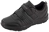  LEKANN No.310 Herren Sportschuhe & Turschuhe mit Klettverschluss Schwarz Gr. 45 EU